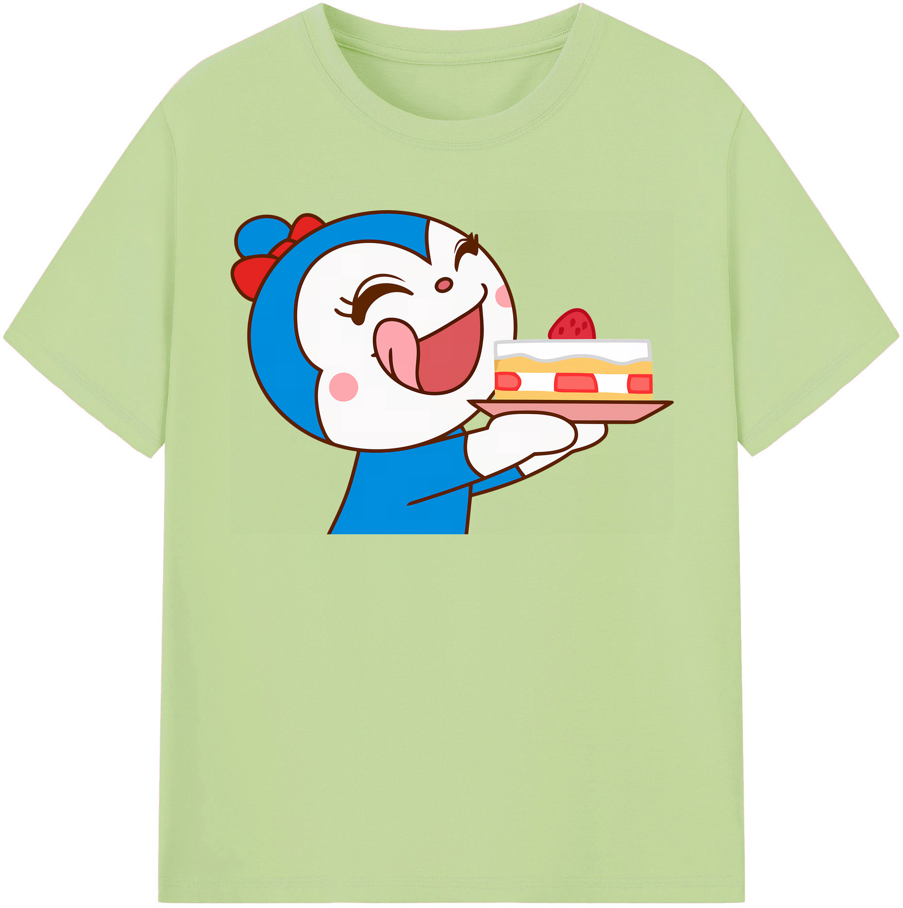 （画像用） アンパンマン Anpanman 綿100％半袖Tシャツ（フロントプリント）